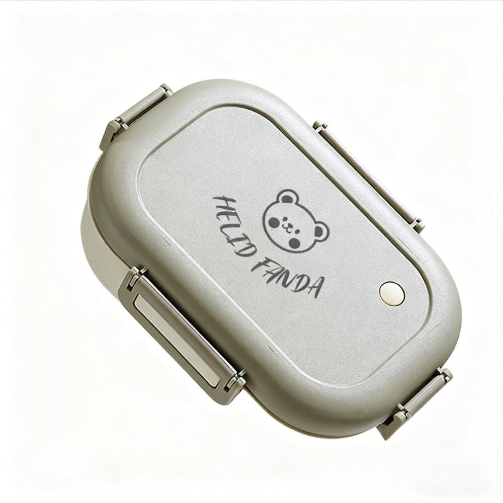 

1Pcs Plastic Fruit Bento Box Microwave Heated Portable Lunch Box for Family Camping Picnic Detachable Compartments Lunch Box