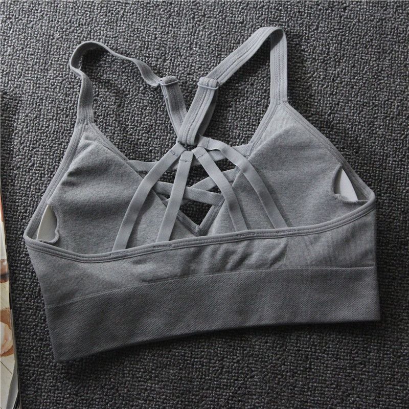 European and American-Style Top Cross V-neck Bra Sports Underwear
