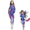 Overwatch 2 Widowmaker D.va Kostium Cosplay Lycra Kombinezon dla Dzieci Dorosłych