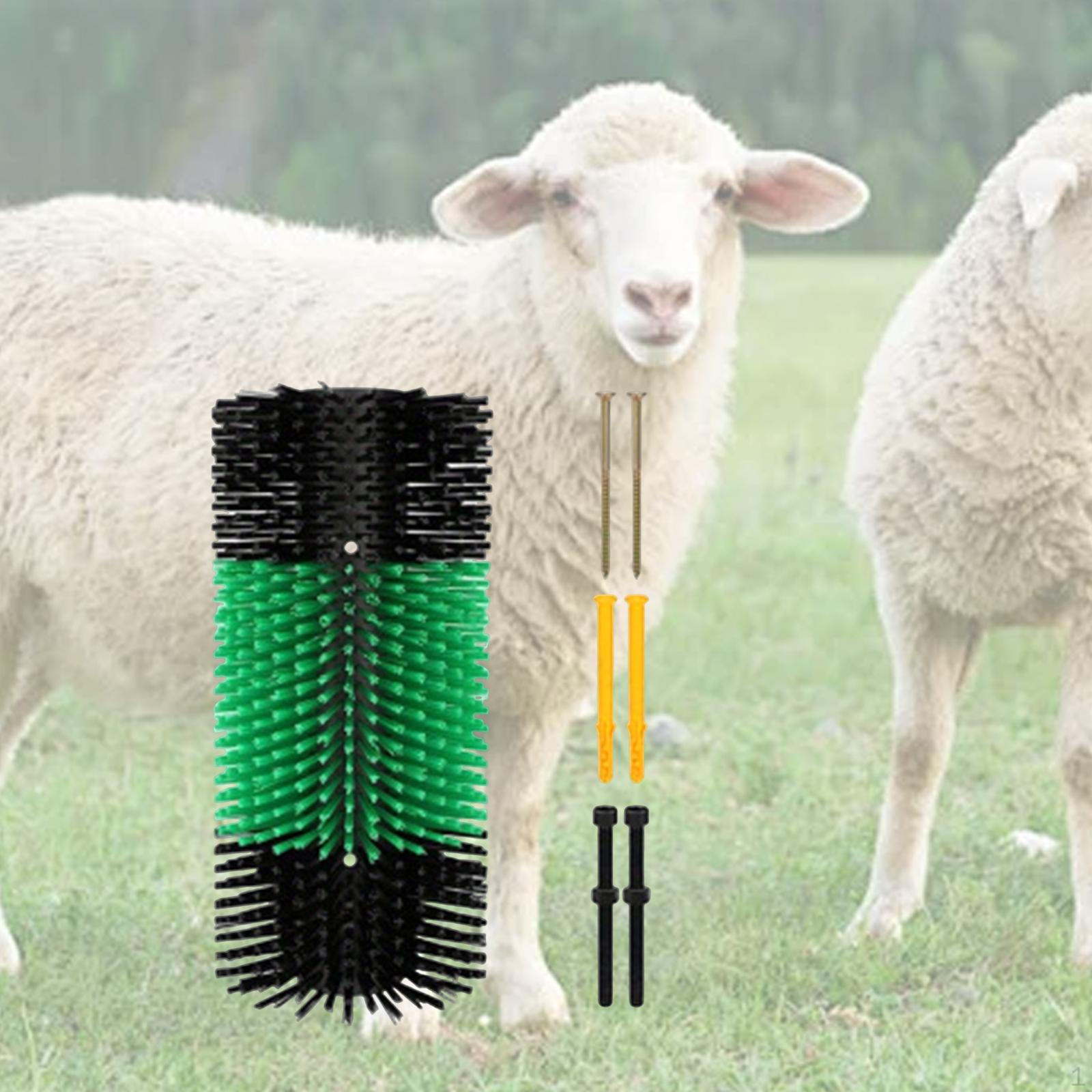 

Щетка для чесания скота Чесалка для крупного рогатого скота Портативная Легкая установка Уход за лошадьми