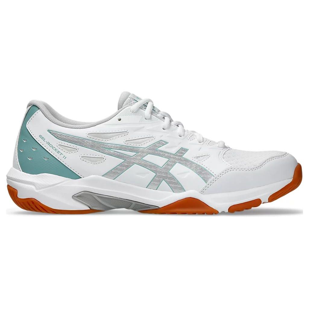 Кроссовки унисекс ASICS Gel Rocket 11 White Teal Tint 1073A065-102 45 — фото 2