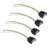 4 Stück Zündspulen Pigtail Stecker Kabelbaum Kit 4 Pins Ersatz für Camry Corolla Highlander