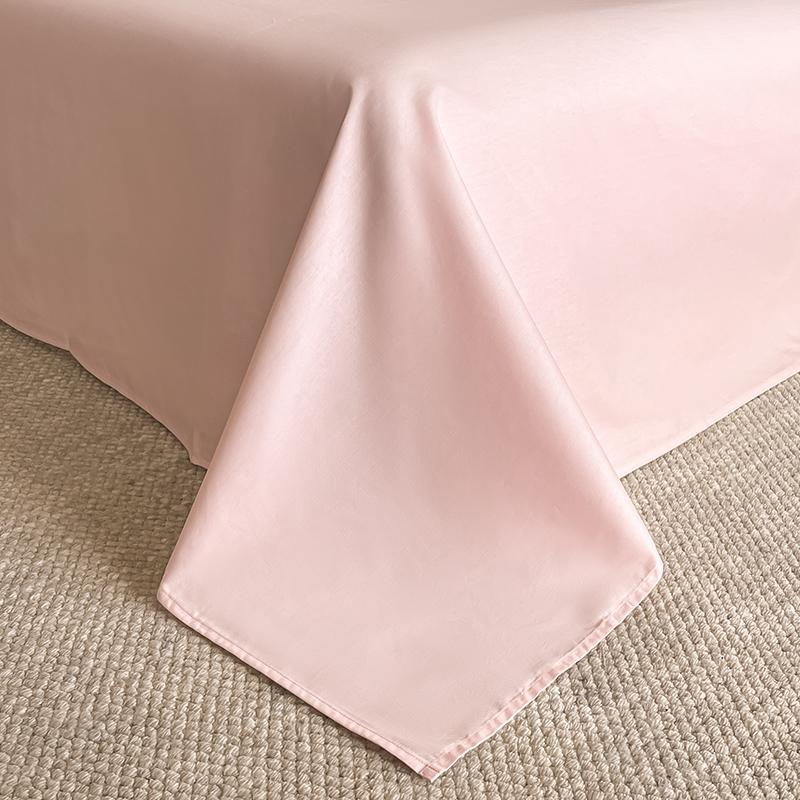 100% Cotton Nordic Bedding Set Solid Color Floral Jacquard 4PCS Bed Sheet Set Bed Linen Set 2 Pillowcases Twin Double Queen Size