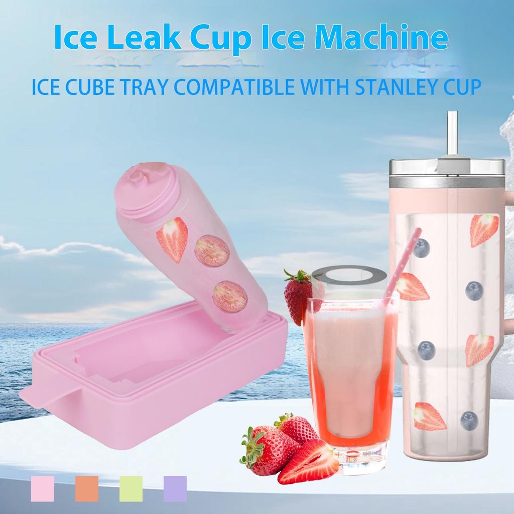 Tray For Cup 30 Oz-40 Oz Tumbler Ice Mold,Silicone Trays With Lid And For Chilling Drinks, Coffee, Juice, Whiskey, Cocktail