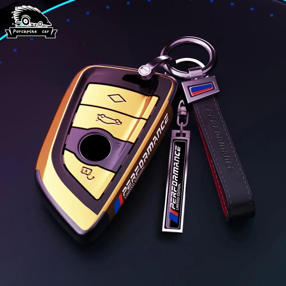 PC Plating Car Remote Key Case Cover Shell Fob for BMW X1 X3 X4 X5 X6 F15 F16 G30 G20 3 5 7 Series G01 G02 G05 G11 G32 F48 F39