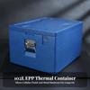 Insulated Food Box Carrier Sturdy Transport with Lid for Picnics