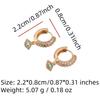 Fashion Eye Dangle Earrings for Women Cubic Zirconia Daily Jewelry Party Accessories