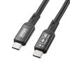 Sanwa Supply USB 5Gbps kabelis DP Alt režīms Type-C (PD75W, Saderīgs, 5m) KU-5GCCP7550