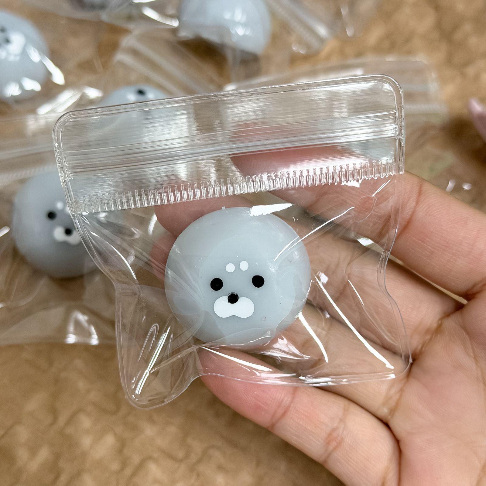 Серый Маленький Тюлень Повар Мини Нос Декомпрессионная Игрушка-Сжималка