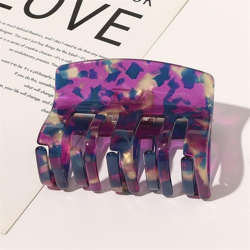 

Новые заколки для волос для женщин ацетатная заколка-краб элегантная красочная однотонная краб для волос заколки для волос для девочек аксессуары для волос