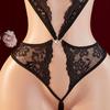 Hot One-piece Showing Breasts Sexy Interesting Underwear Halter Corset Deep V Crotchless Lingerie Erotic Transparent Bodysuit