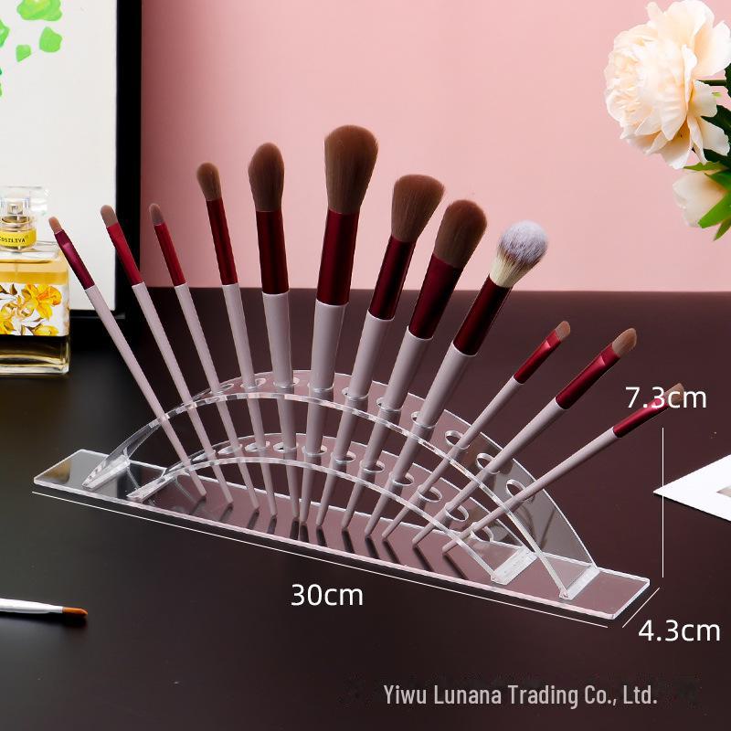 Transparente staubdichte Aufbewahrungsbox für Make-up-Pinsel & Augenbrauenstifte