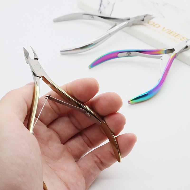 Large Opening Cuticle Nipper D501: Professional Nail Tool for Removing Dead Skin, Hangnails, and Thick Nails