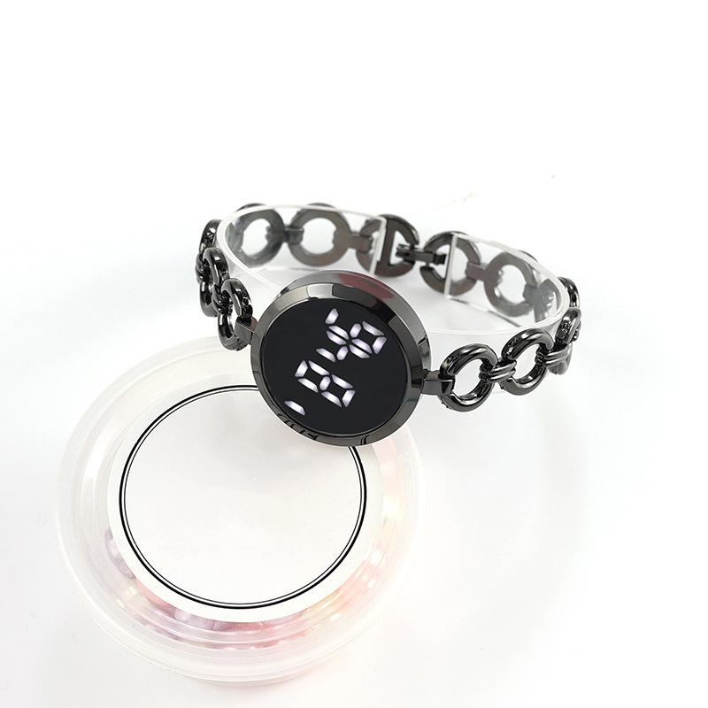 Bracelet de luxe en strass pour femmes, montre tendance, Ultra légère, tactile, numérique, sport, pour dames