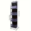 4 Layer Foldable Hanging Organizers Storage Bag Snacks Toys Clothes Storage Holder For Hair Accessories Bathroom Dorm SNBD024