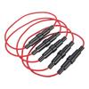 5x Inline Fuse Holder Automobile Accessories Waterproof 18 Gauge AWG Wire for Marine Vans Trucks Standard Car Fuse Boats Fuel System Fittings7