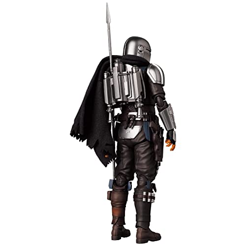 Medicom Toy MAFEX No. 200 The Mandalorian Ver. 2.0 Action Figure, Approximately 160mm Tall, Non-Scale, Pre-painted