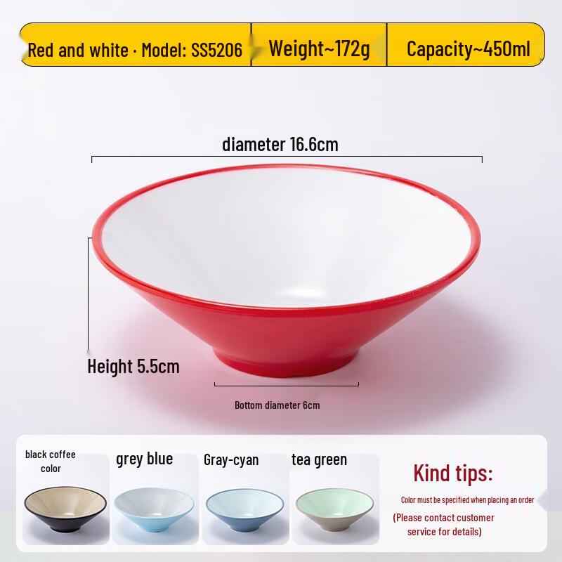 JINMEILI Melamine Buffet Rice Bowl