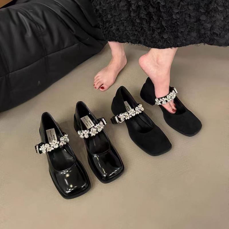 Designer 2025 New Women Heeled Shoes Luxury Crystal Sqaure Toe High Heels Sandals Dress Party Heeled Shoes Summer Woman Pumps