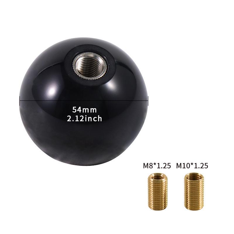 

Универсальная акриловая ручка переключения передач в виде волны - Шарообразная, Модифицированный дизайн чёрный