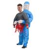 Halloween Funny Inflatable Suit Terrifying Bleeding Surgeon Costume Adult Cosplay Horror Party Hosting