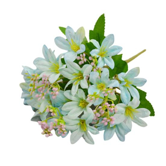 Artificial Flower 18 Forks Realistic Vivid Floral Arrangement Table Scene Artificial Flower