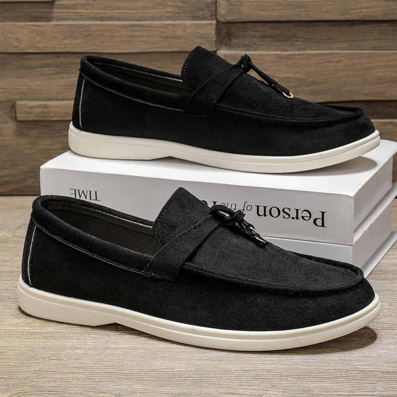 Fashion New Fashionable Men's Loafers Popular Business Shoes Office Leisure Slip On Flats Easy Travel Walking Shoes Elegantes Moccasins