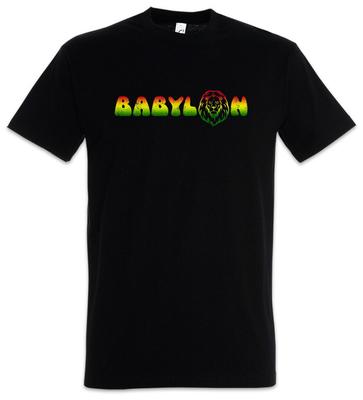 Babylon I Maglietta Rasta Reggae Irie Ska Giamaica Africa Rastafari Etiopia