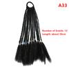 Children'S Wig Ponytail Dirty Braid Ponytail Hair Loop Short Three Braid Ponytai