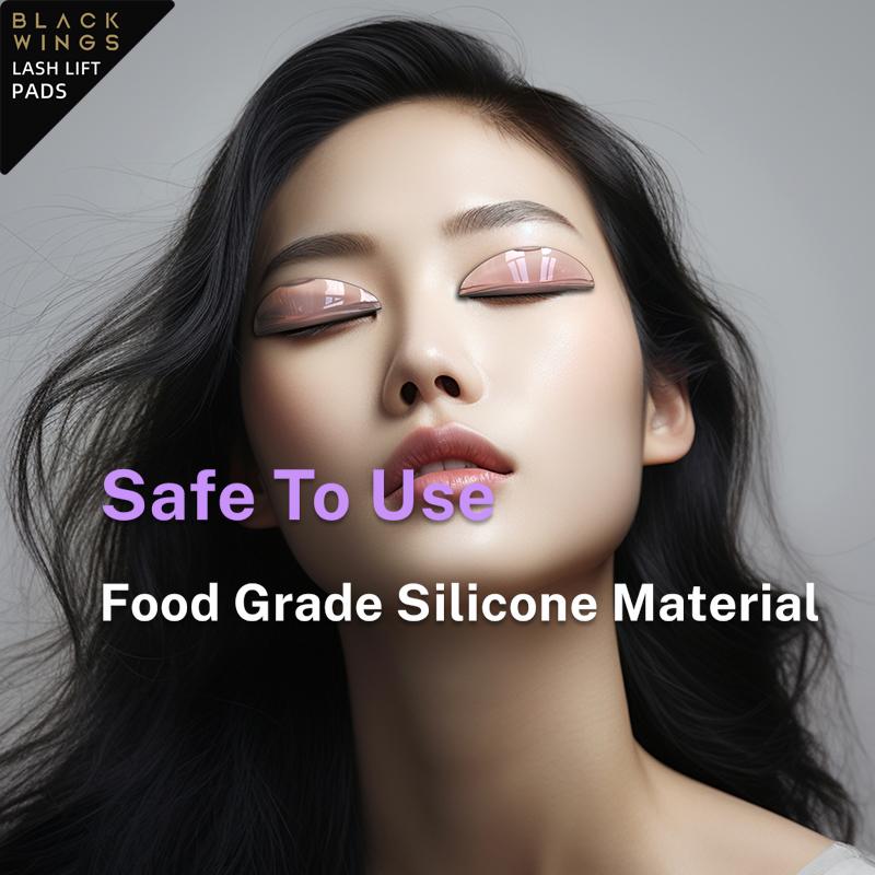 Lashlift Pads Blackwings 2 Paar 2Größen Silikon Wimpern Lift Pad