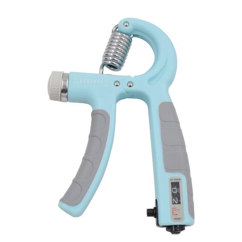 WEZHO Macaron Blue Adjustable Counting Hand Grip Strengthener 2-Pack