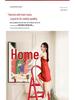 Red Festive Folding Telescopic A-Frame Ladder Stool: Indoor & Outdoor Use