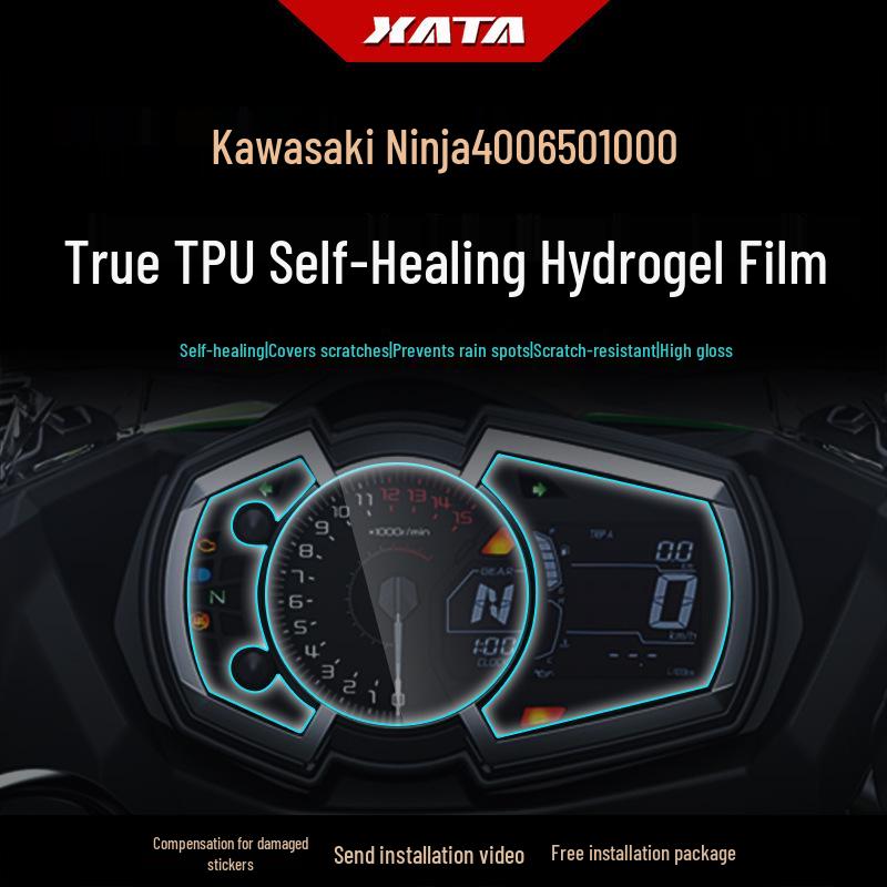 

Защитная пленка для приборной панели Kawasaki Ninja, устойчивая к царапинам, для 400, 650, 1000SX, ZX-10R