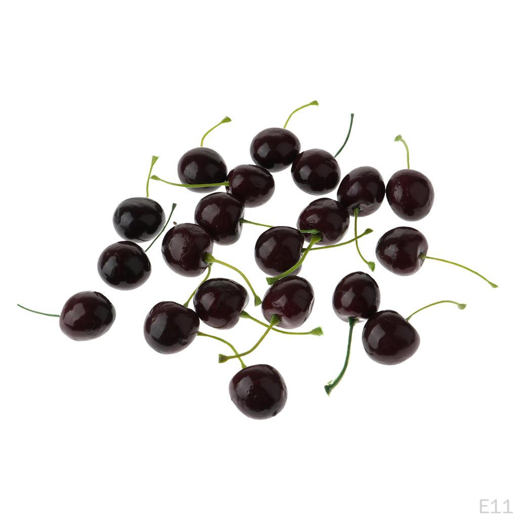 Cerejas Vermelhas Frutas Pedaços