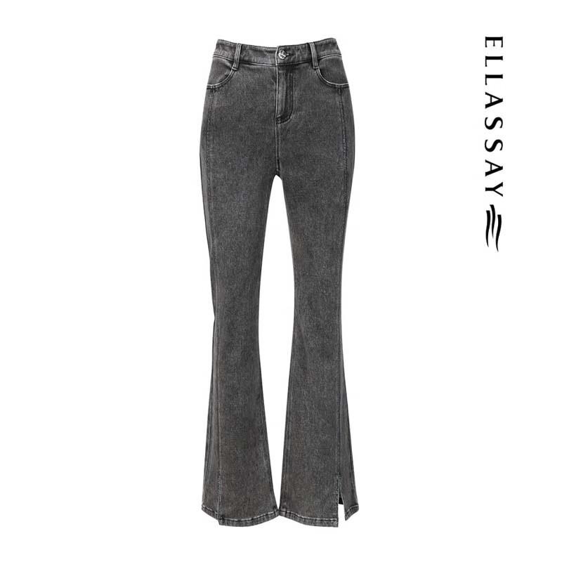 ELLASSAY Women's Slim Flared Jeans EWD353N01800