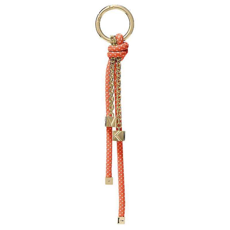 MICHAEL KORS Gold speckled rope bag charm polyester (polyester fiber) bag peripherals women's mimosa mimosa
