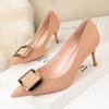 Fashion Autumn Women Classic Shoes High Heel Pumps Fashion 2025 Ladies Pointed Toe Wedding Dress Shoes Female Thin Heels Zapatos Mujer