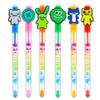 Set de 6 Stylos Gel Fuggler - Instruments d'Écriture Papeterie Enfants Monstres Moches Rigolos Autocollants Fête Souvenirs pour Enfants