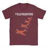 Talking Heads Planes T Shirts for Men Pure Cotton Humor T-Shirts Round Collar  Tees Short Sleeve Tops Gift Idea