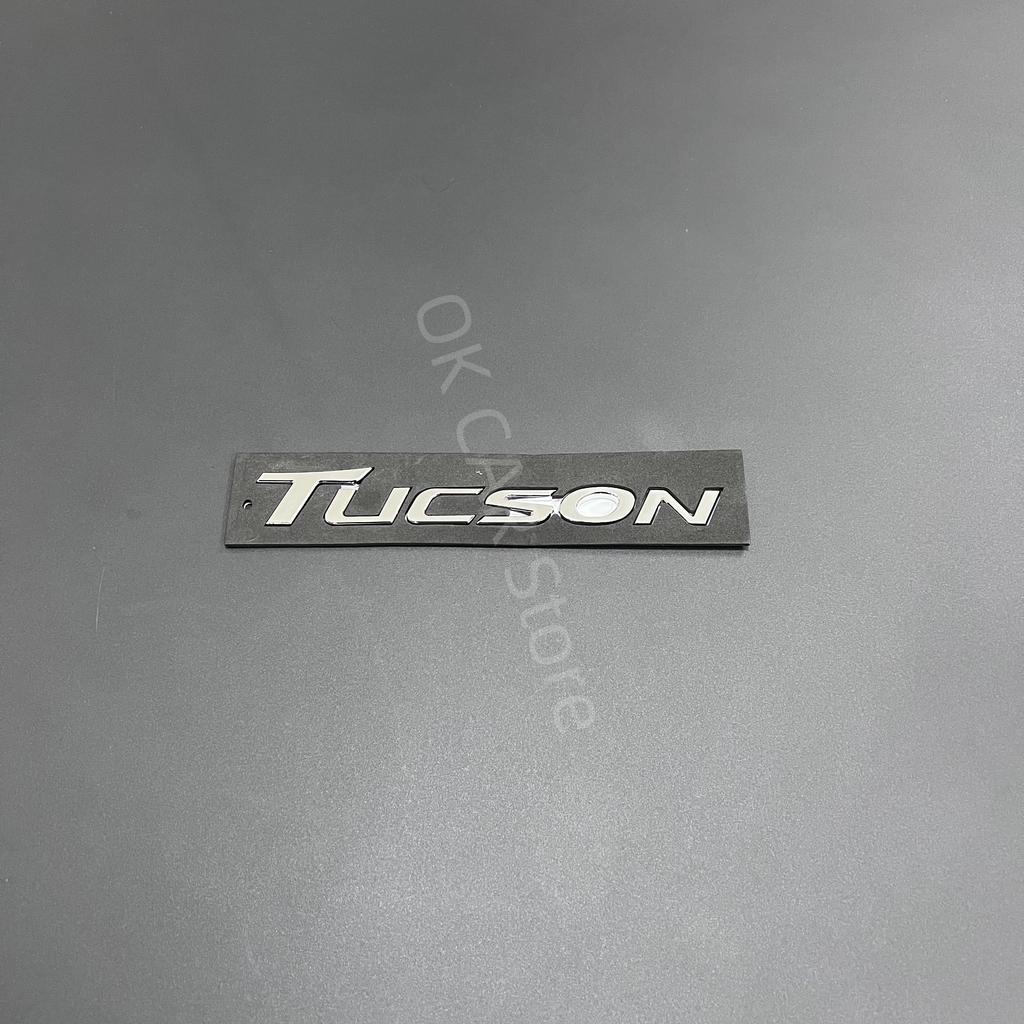 Hvmqy2 Bright Black TUCSON Emblem Trunk Sticker Rear Sticker For Hyundai TUCSON NLINE Car Styling Hyundai Trunk Sticker ABS
