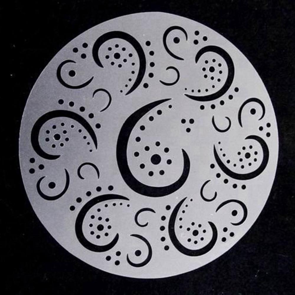 Lace Flower Edge Sugar Sieve Cake Decorating Tool Spray Molds Cake Stencil Set Bakeware Template