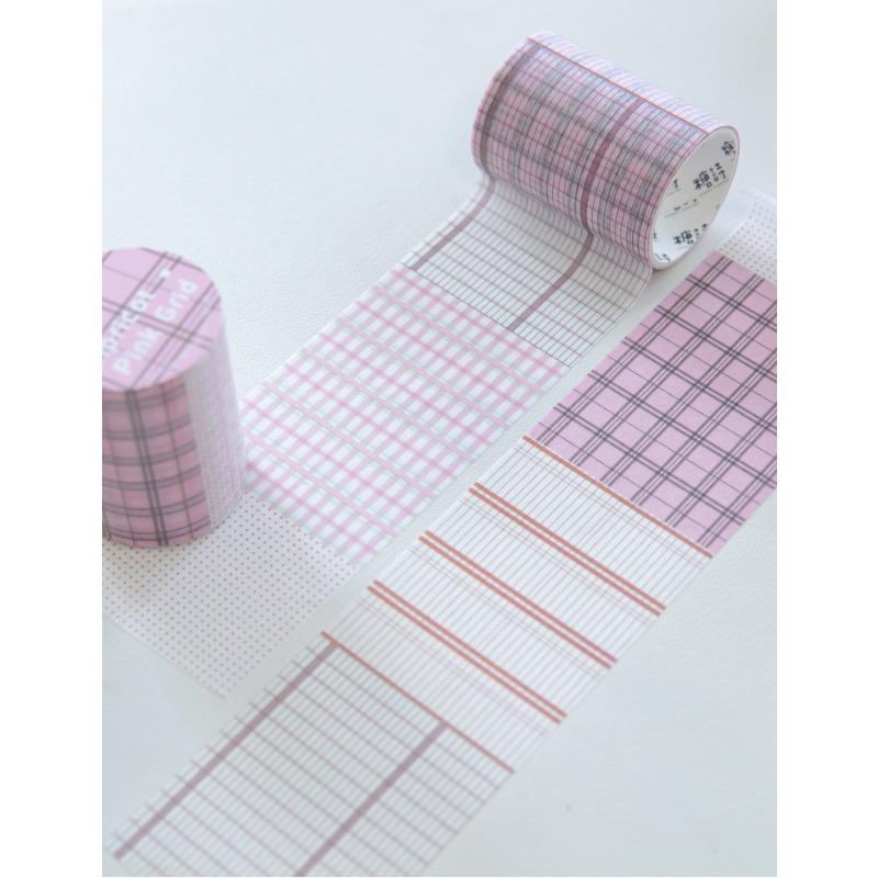 Minimalist Basic Plaid Pattern Washi Tape For Journal Diy Decoration Gift
