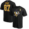 Pittsburgh Penguins Personalisierter Name Nummer Mittelfeldspieler T-Shirt Vintage Herren und Damen Sommer T-Shirt Kurzärmelig Weiches T-Shirt