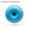 Pilatesball Verdickt Donut-Form Stabilität Fitnesshilfe Gymnastikball für Heimtraining und Yoga Balance