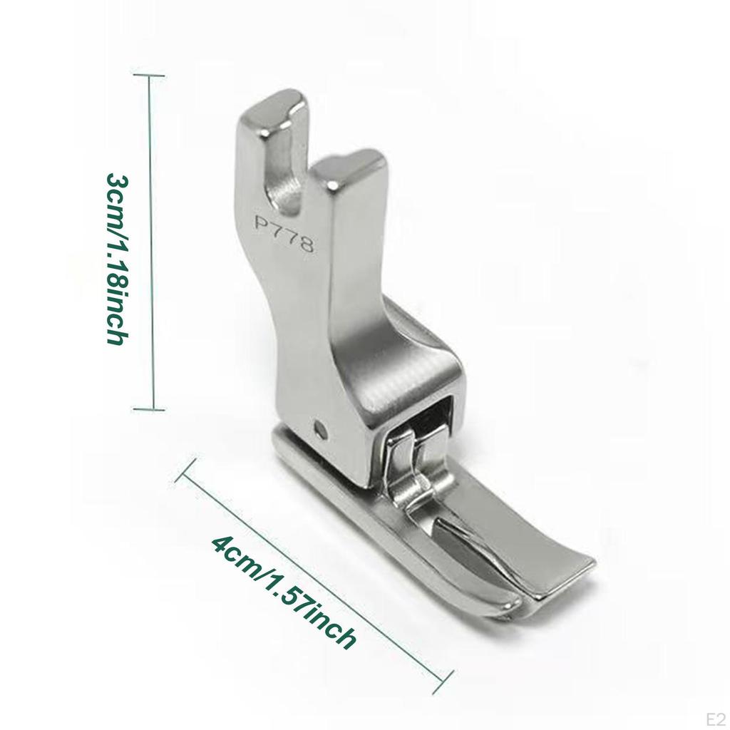 Industrie-Nähmaschine Nähfuß Genutet Verschleißfest