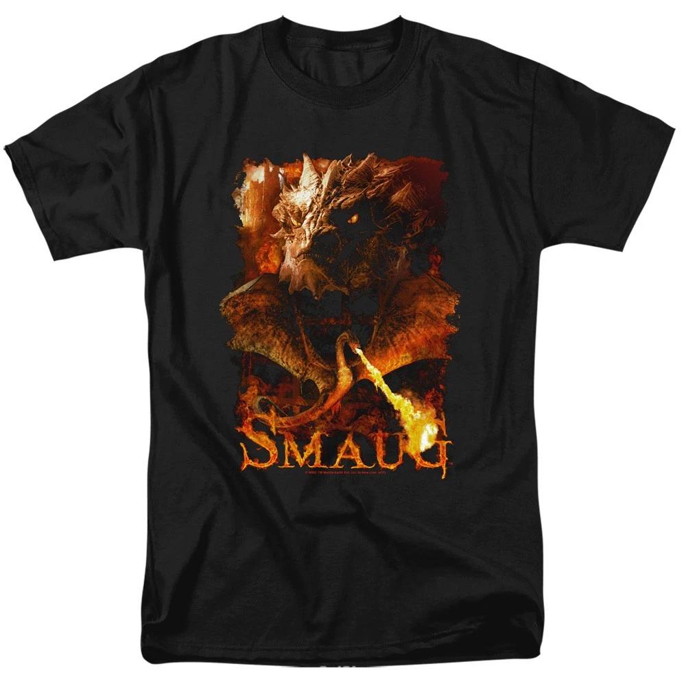Hobbit Battle Of The Five Armies Movie Smaug Smolder Licensed Adult T-Shirt XL