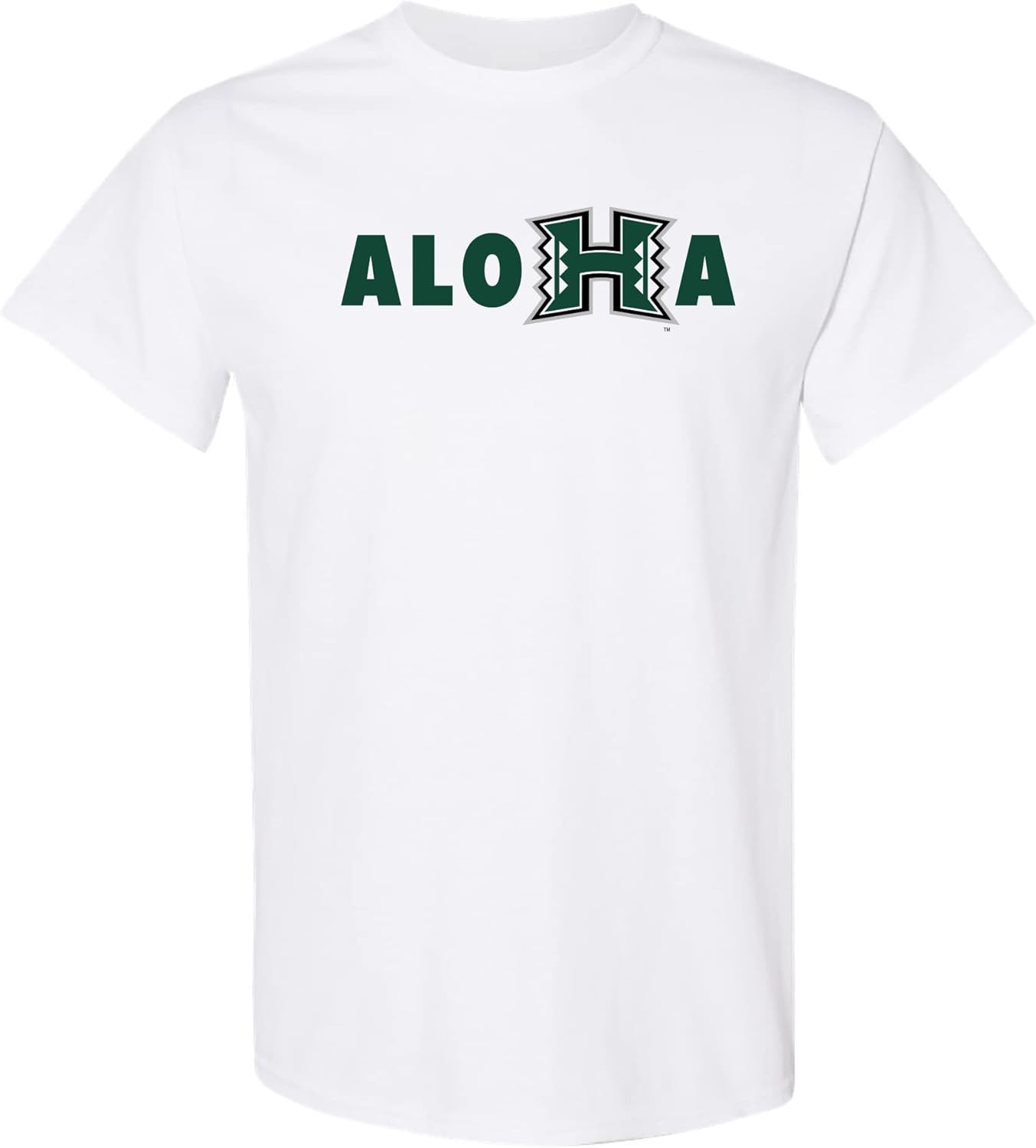 

Hawaii Manoa Aloha Mahalo Ohana, Team Color T Shirt 5XL різнокольоровий