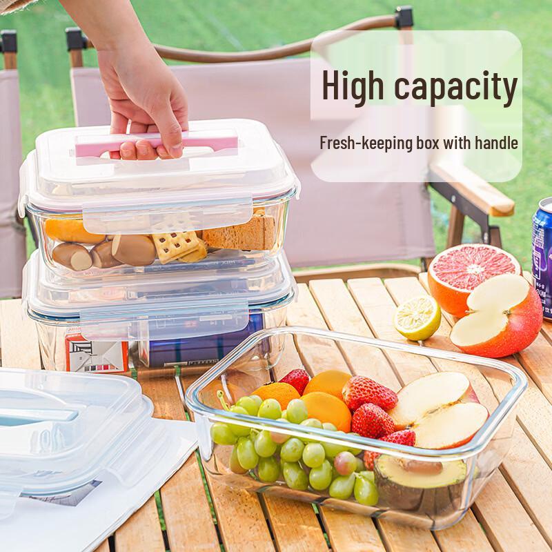 Ru Han Heat-Resistant Glass Food Storage Container