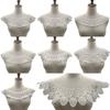 Water-Soluble Lace Chest Collar, Three-Dimensional Hollow Embroidered Corsage Diy Lace Accessories, Curved Semi-Circular Embroidered Fake Collar