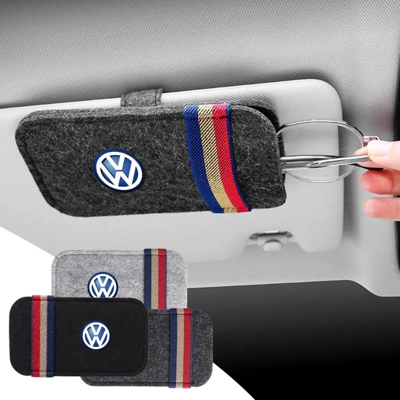Hub Caps For Volkswagen VW RLine Golf 4 B6 B7 Polo Beetle Tiguan Passat Jetta Car Sun Visor Storage Box Eyeglasses Holder Sungla